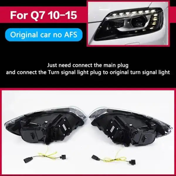 Car Styling Head lamp light for Audi Q7 Headlights