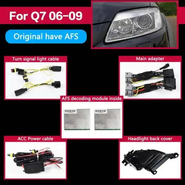 Car Styling Head lamp light for Audi Q7 Headlights