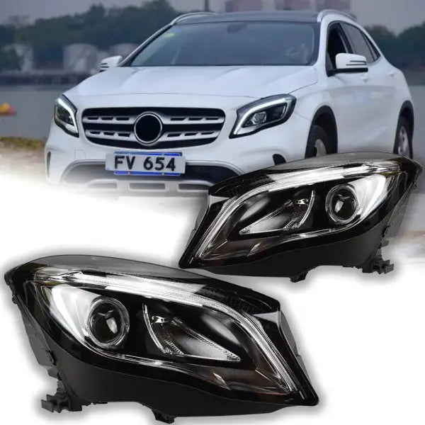 Car Styling Head lamp light for Benz GLA Headlights