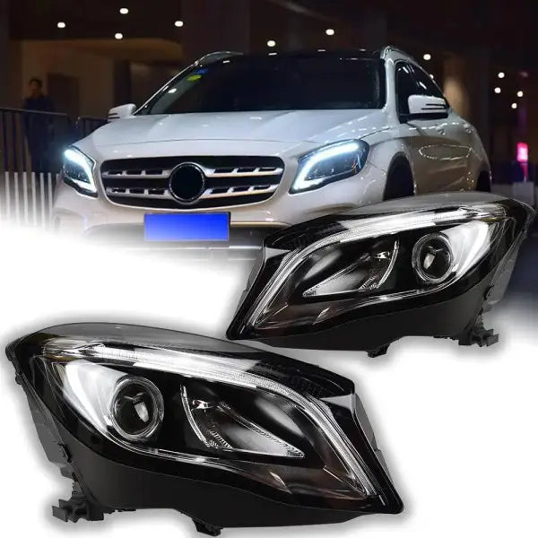 Car Styling Head lamp light for Benz GLA Headlights