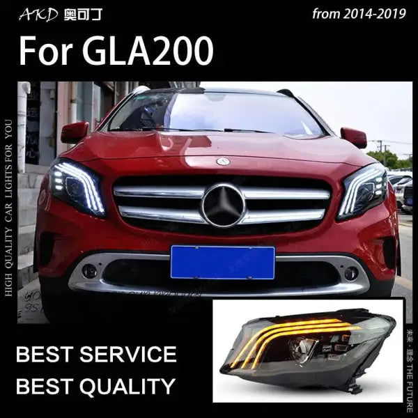 Car Styling Head lamp light for Benz GLA200 Headlights