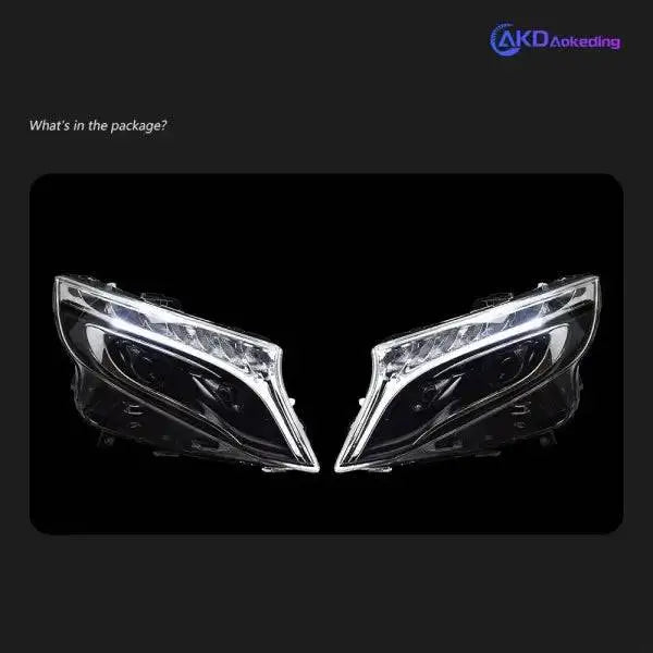 Car Styling Head lamp light for Benz Vito Headlights