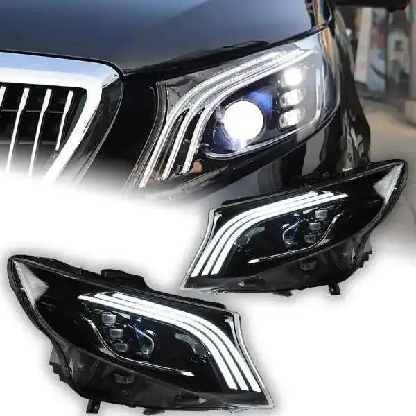 Car Styling Head lamp light for Benz Vito Headlights