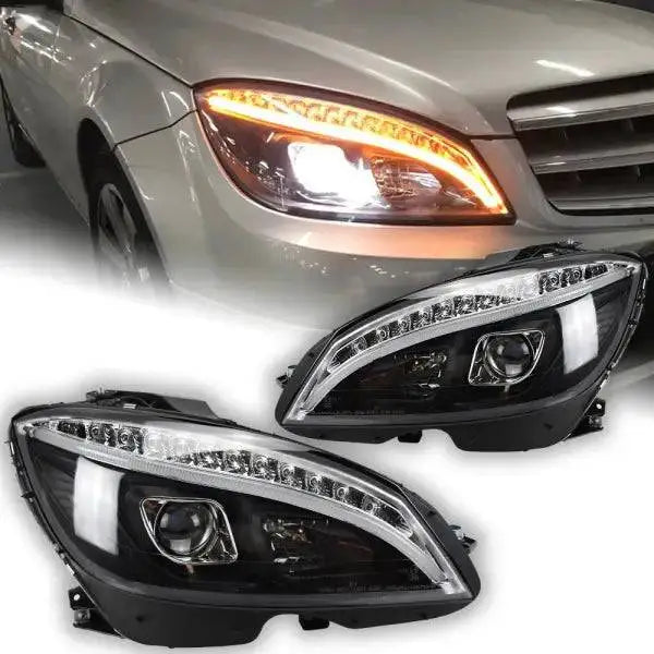 Car Styling Head lamp light for Benz W204 Headlights