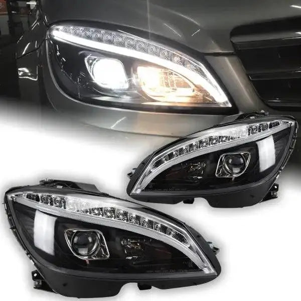 Car Styling Head lamp light for Benz W204 Headlights