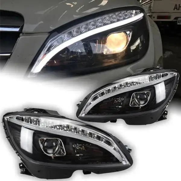 Car Styling Head lamp light for Benz W204 Headlights