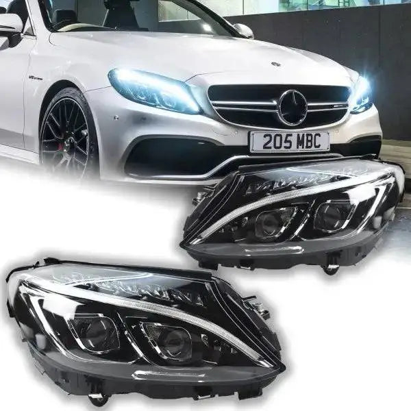 Car Styling Head lamp light for Benz W205 Headlights