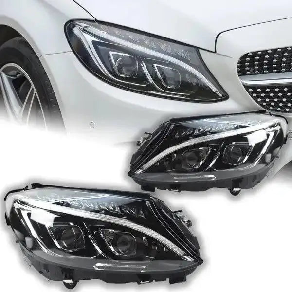 Car Styling Head lamp light for Benz W205 Headlights