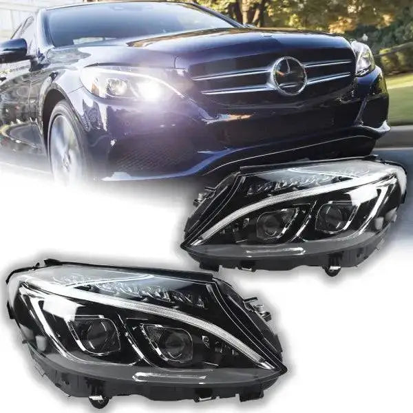 Car Styling Head lamp light for Benz W205 Headlights