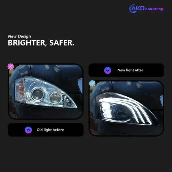 Car Styling Head lamp light for Benz W221 Headlights