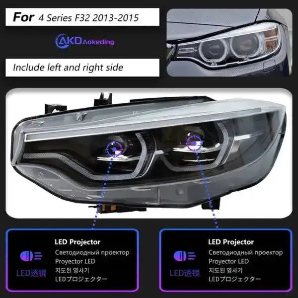 Car Styling Head lamp light for BMW F32 LED Headlight Laser