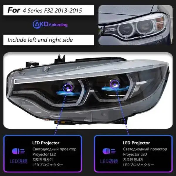 Car Styling Head lamp light for BMW F32 LED Headlight Laser