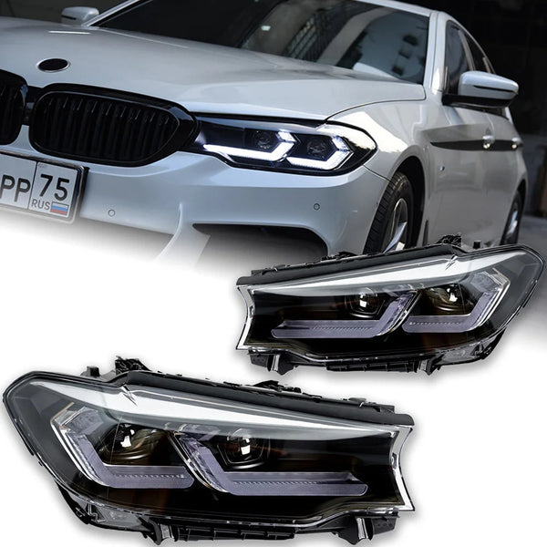 Car Styling Head Lamp for BMW G30 Headlights 2017-2021 530I 525I 540I 535I LED Headlight Projector Lens DRL