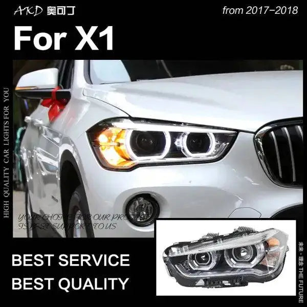 Car Styling Head lamp light for BMW X1 Headlights 2016-2020