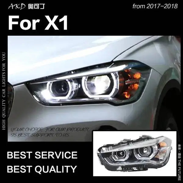 Car Styling Head lamp light for BMW X1 Headlights 2016-2020