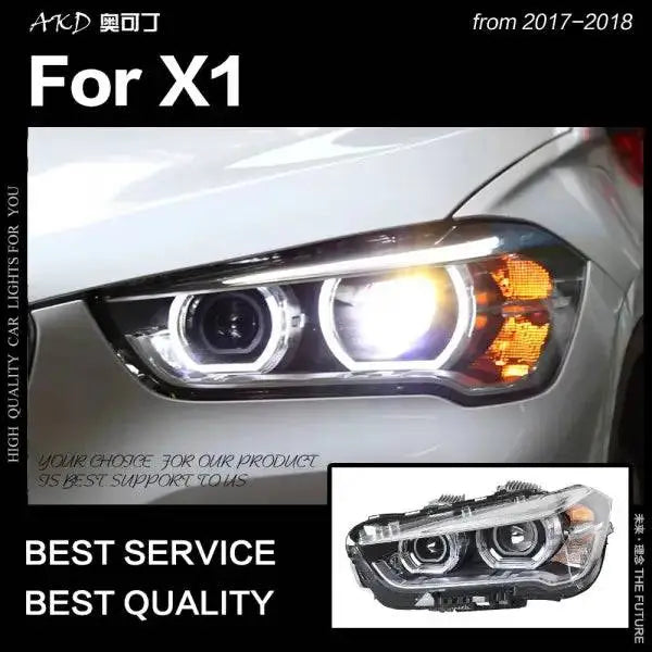 Car Styling Head lamp light for BMW X1 Headlights 2016-2020