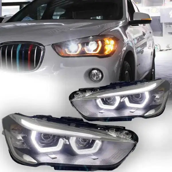 Car Styling Head lamp light for BMW X1 Headlights 2017-2020