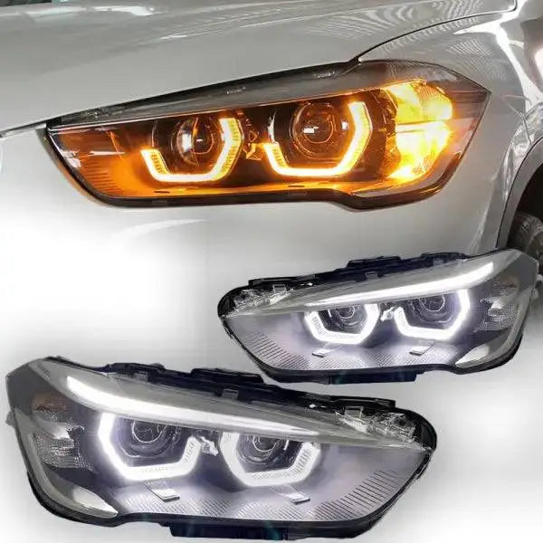 Car Styling Head lamp light for BMW X1 Headlights 2017-2020