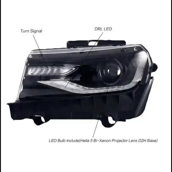 Car Styling Head lamp light for Chevrolet Camaro Headlights