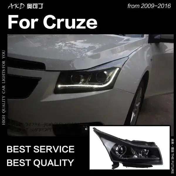 Car Styling Head lamp light for Chevrolet Cruze Headlight