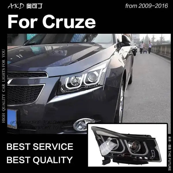 Car Styling Head lamp light for Chevrolet Cruze Headlights