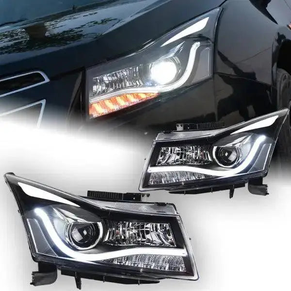 Car Styling Head lamp light for Chevrolet Cruze LED