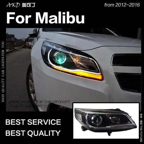 Car Styling Head lamp light for Chevrolet Malibu Headlights