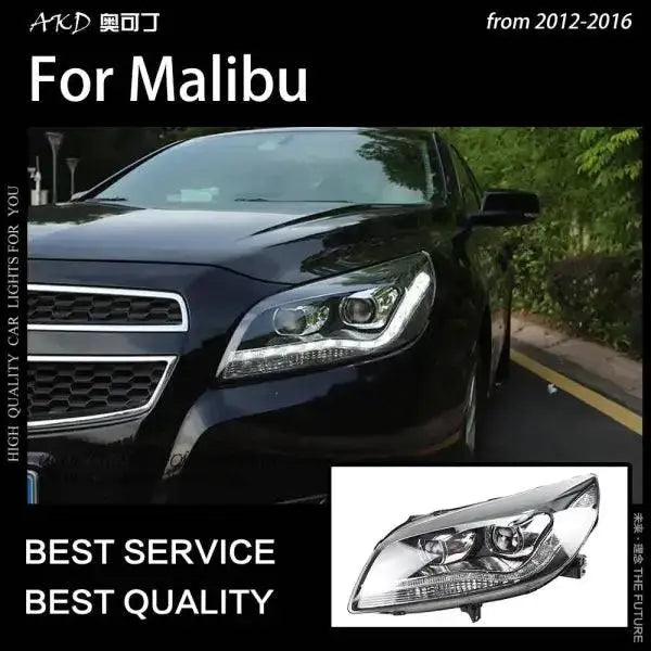 Car Styling Head lamp light for Chevrolet Malibu LED