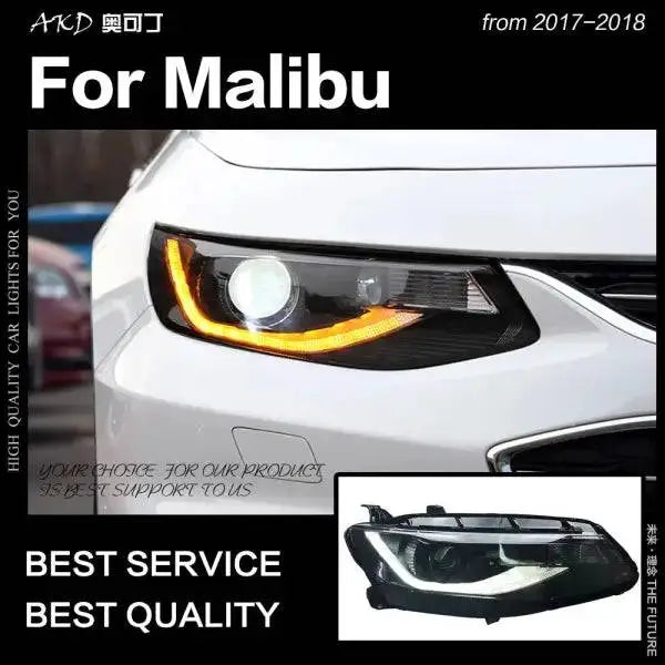 Car Styling Head lamp light for Chevrolet Malibu XL LED