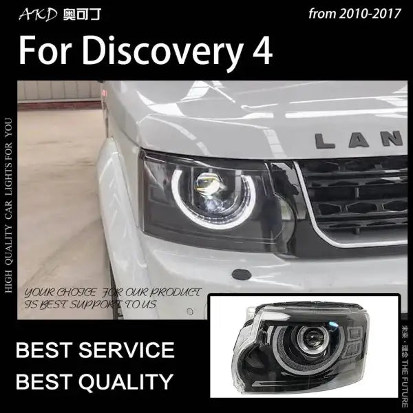 Car Styling Head lamp light for Discovery Headlights