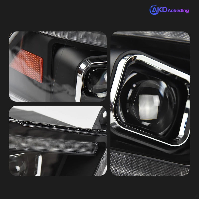 Car Styling Head Lamp for Dodge Ram Headlights 2009-2018 Ram1500 2500 LED Headlight DRL Projector Lens Reverse