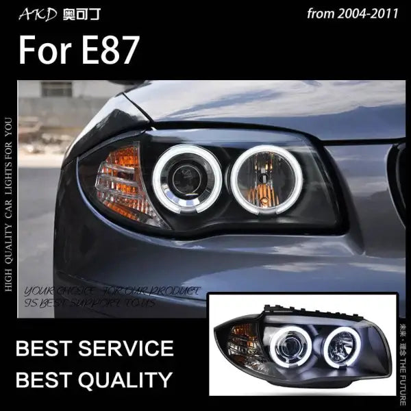 Car Styling Head lamp light for E87 Headlights 2003-2010