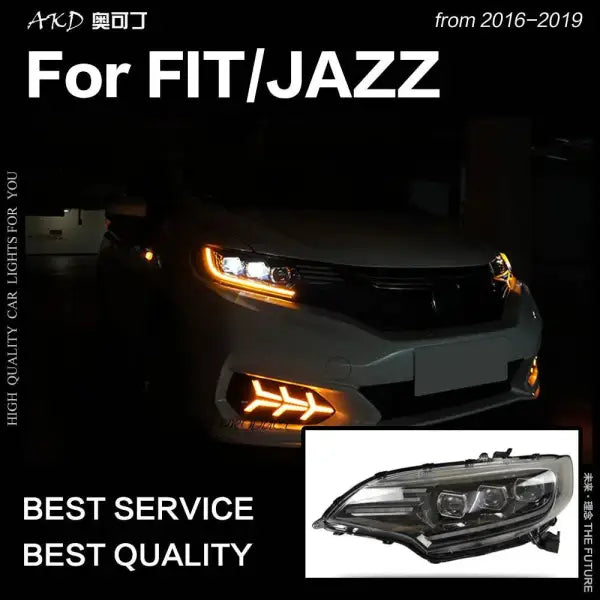 Car Styling Head lamp light for Fit Headlights 2014-2018