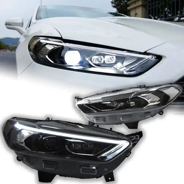 Car Styling Head lamp light for Ford Fusion Headlight