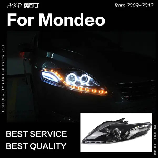 Car Styling Head lamp light for Ford Mondeo Headlights 2009