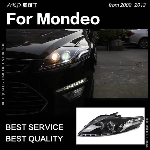 Car Styling Head lamp light for Ford Mondeo Headlights 2009