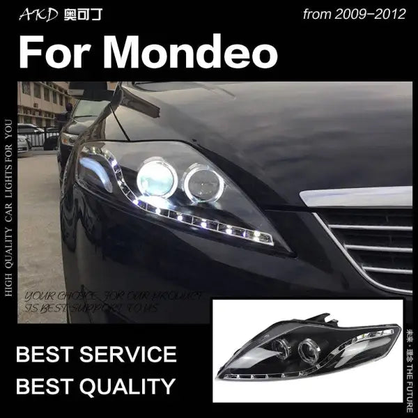 Car Styling Head lamp light for Ford Mondeo Headlights 2009