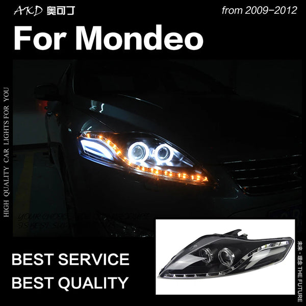 Car Styling Head Lamp for Ford Mondeo Headlights 2009 Fusion LED Headlight Dynamic Signal DRL Hid Bi Xenon