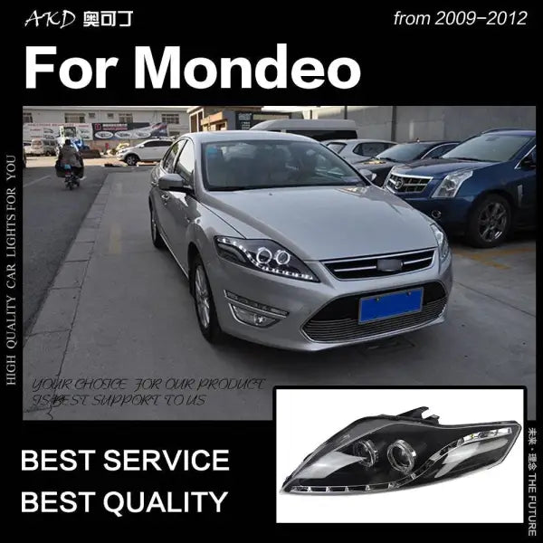 Car Styling Head lamp light for Ford Mondeo Headlights 2009