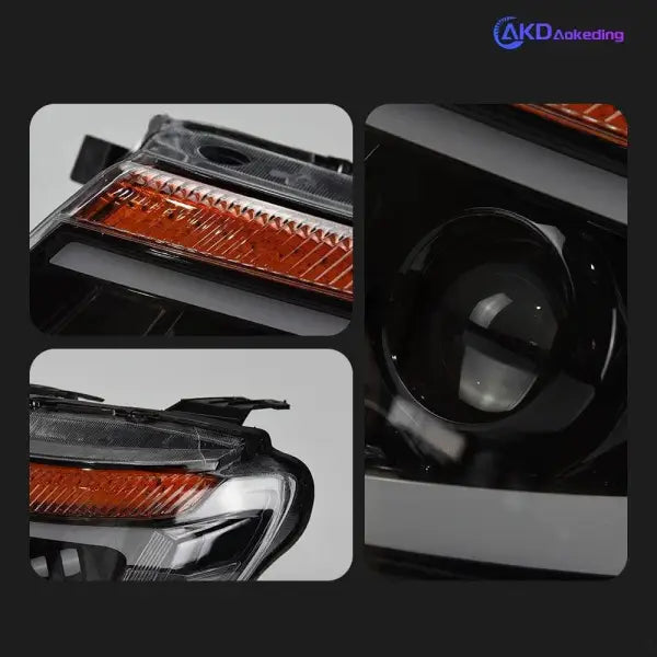 Car Styling Head lamp light for Ford Ranger Headlights