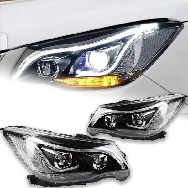 Car Styling Head lamp light for Forester Headlights