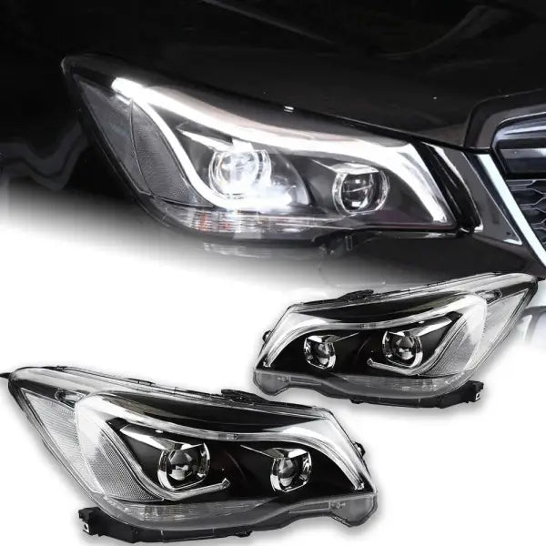 Car Styling Head lamp light for Forester Headlights