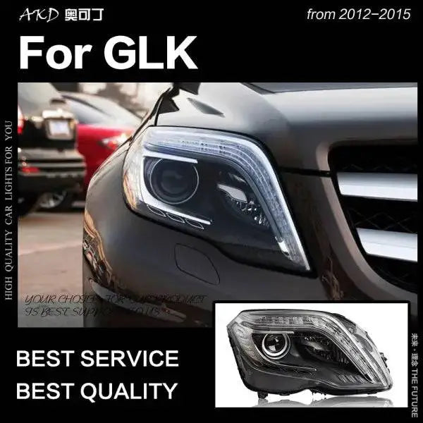 Car Styling Head lamp light for GLK260 Headlights 2012-2015