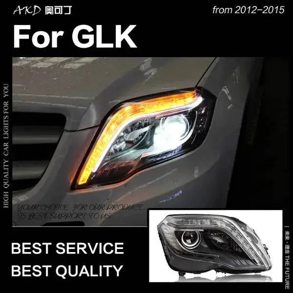 Car Styling Head lamp light for GLK260 Headlights 2012-2015