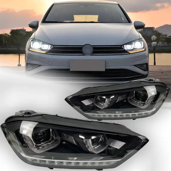 Car Styling Head lamp light for Golf 7 Sportsvan Headlight