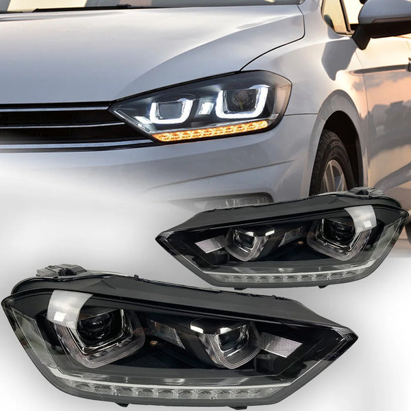 Car Styling Head Lamp for Golf 7 Sportsvan Headlight 2016-2018 Golf7 Tour LED Headlight Bi Xenon Projector Lens Auto Accessorie