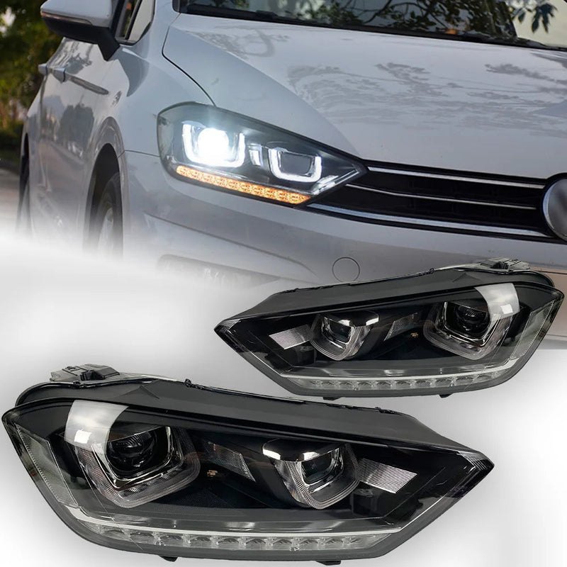 Car Styling Head Lamp for Golf 7 Sportsvan Headlight 2016-2018 Golf7 Tour LED Headlight Bi Xenon Projector Lens Auto Accessorie