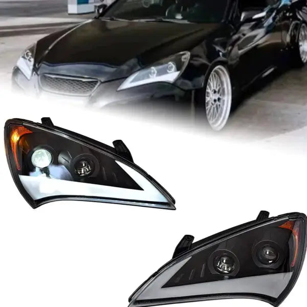 Car Styling Head lamp light for Hyundai Genesis Coupe