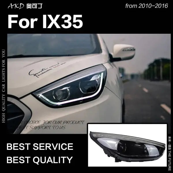 Car Styling Head lamp light for Hyundai IX35 Headlights