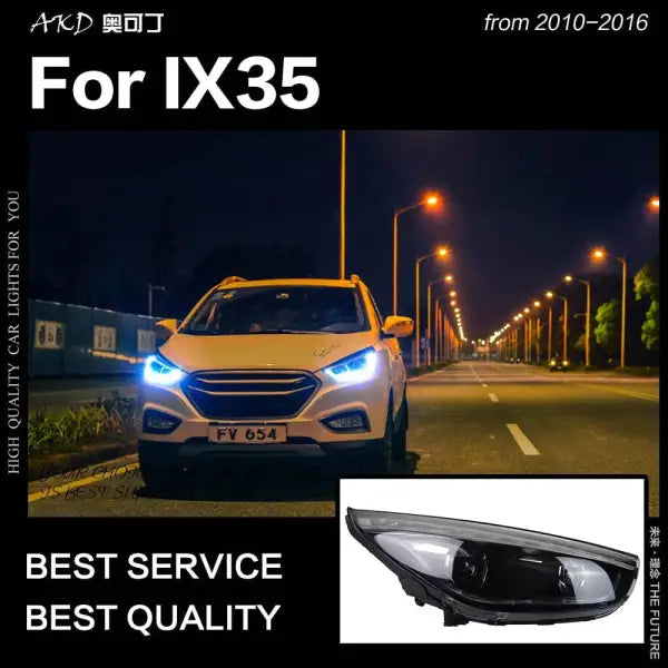 Car Styling Head lamp light for Hyundai IX35 Headlights